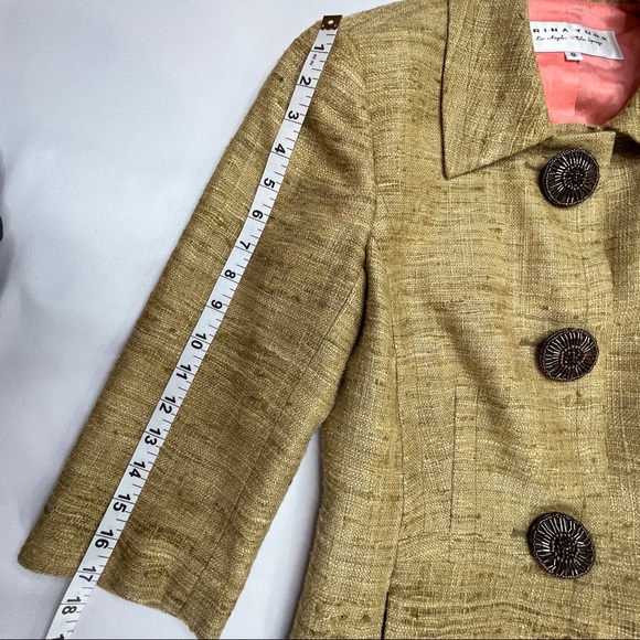 Trina Turk Raw Silk Skirt Set Size 6/8 - Picture 6 of 16